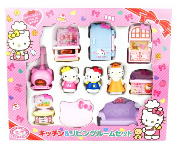 【震撼精品百貨】凱蒂貓 Hello Kitty 三麗鷗 kitty 扮家家酒系列-人偶廚房組#60546 震撼日式精品百貨
