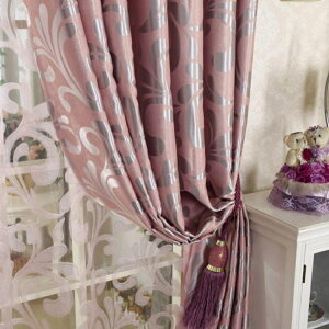 純色全遮光窗簾布料成品簡約現代客廳臥室雙面隔熱落地窗飄窗