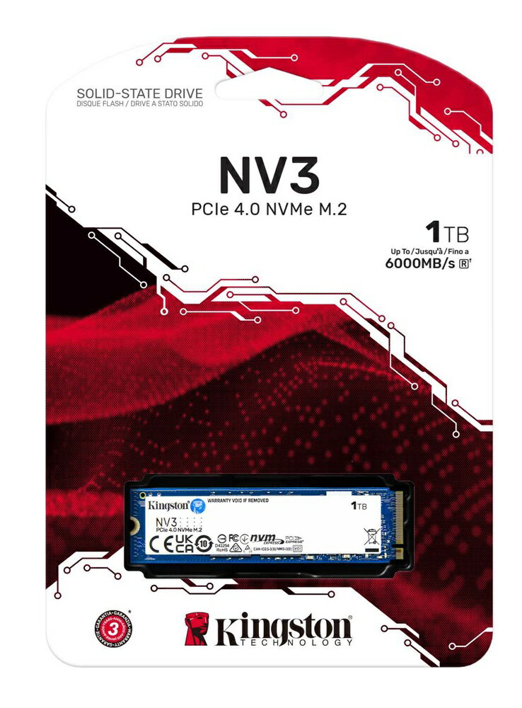 18本] 新品/未開封 Kingston NV3 1TB SSD
