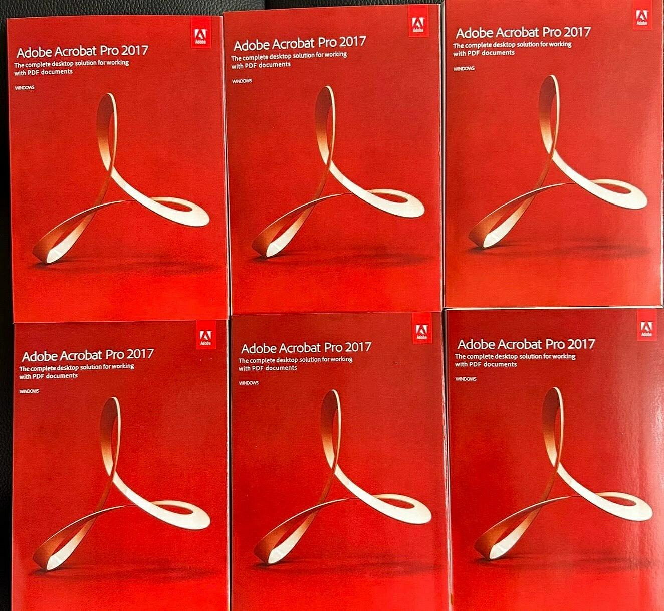 專業版Adobe Acrobat Pro 2017 正版原裝光碟 PDF編輯處理 Windows系統【微軟批發零售】