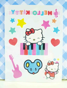 【震撼精品百貨】Hello Kitty 凱蒂貓 KITTY貼紙-紋身貼紙-鋼琴鍵 震撼日式精品百貨