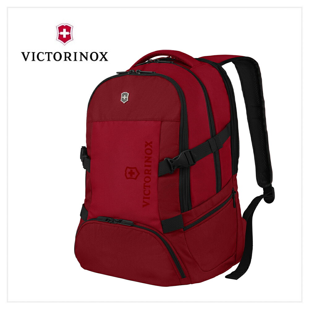VICTORINOX 瑞士維氏 VX SPORT EVO Deluxe 16吋 後背包 35*48*25cm 紅/藍/黑 611417/611418/611419 1