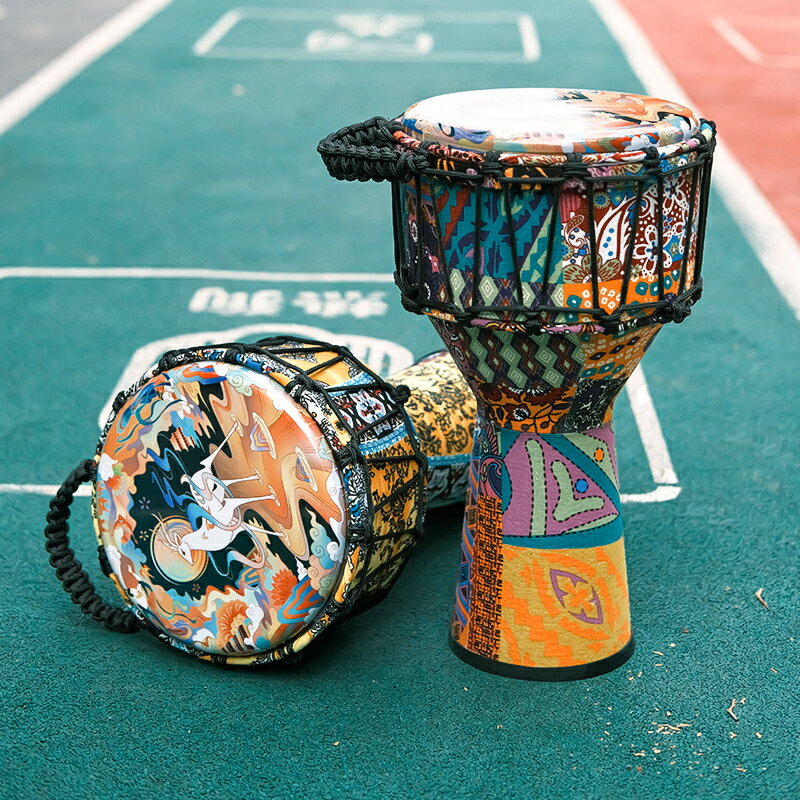 非洲鼓 手打鼓 金盃鼓 PVC非洲鼓兒童初學者成人8寸10寸手鼓幼稚園高端團購手鼓系列『ZW9934』