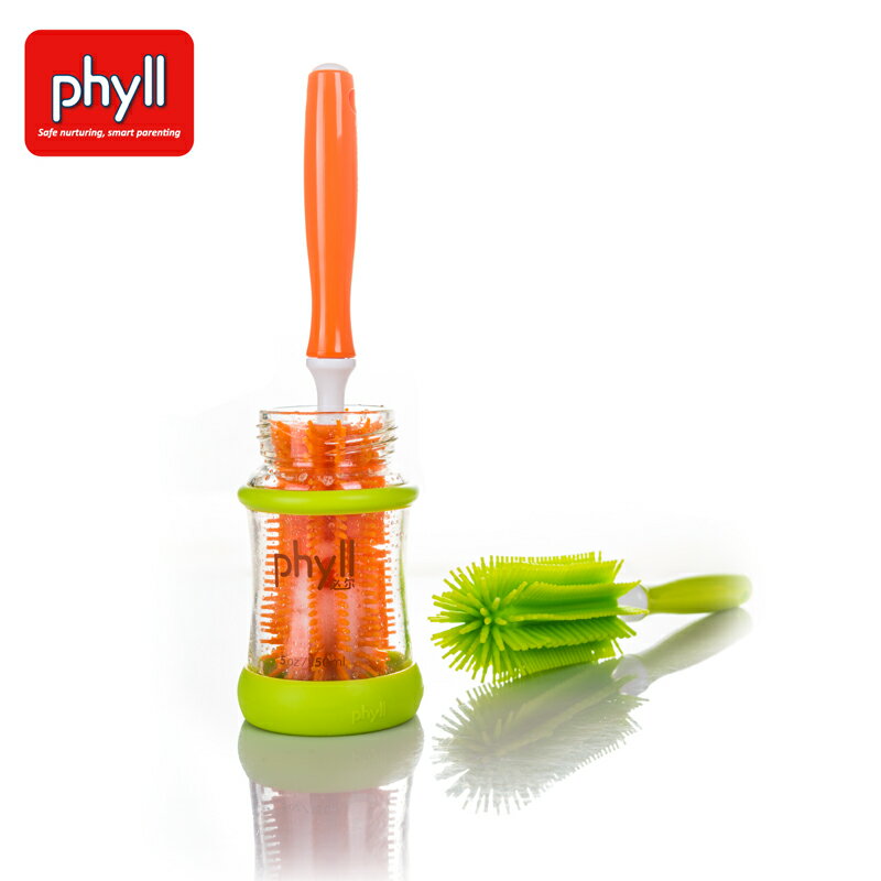 韓國製 Phyll 矽膠奶瓶刷/杯刷