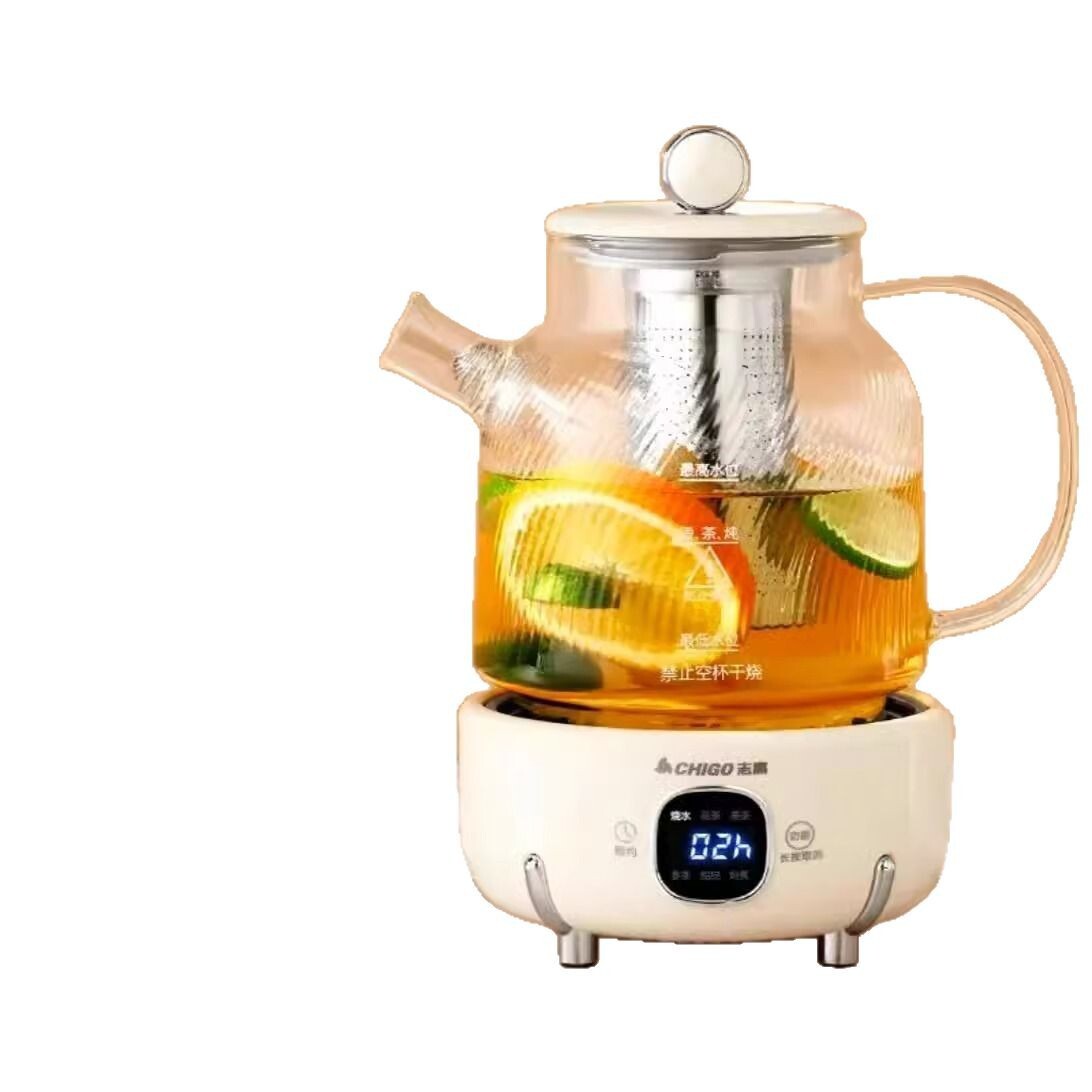 志高養生壺0膠水家用辦公室恆溫全玻璃煮茶保溫泡茶電熱燒水壺【北歐家居生活】