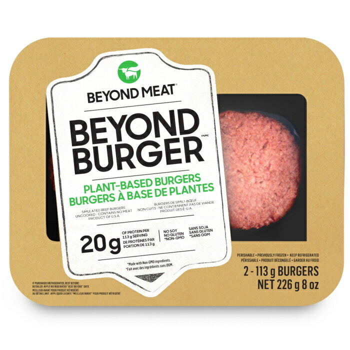 Beyond Meat 未來漢堡排 (植物蛋白製品-純素) 227g/盒