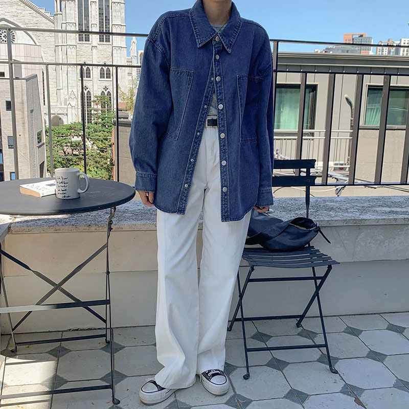 ANNAS 正韓牛仔外套 牛仔襯衫外搭 6