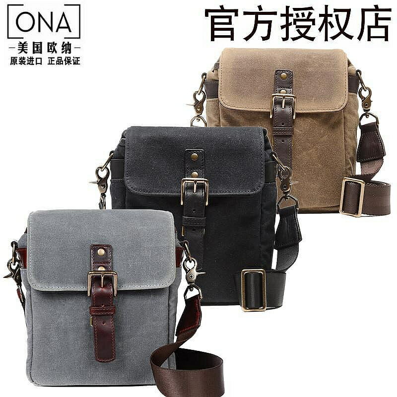 ONA THE BOND復古帆布適用徠卡sony索尼微單數碼相機包攝影單肩揹包