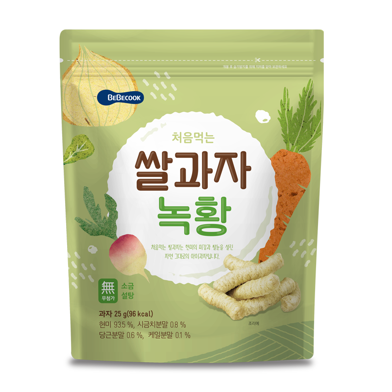 韓國 智慧媽媽 BEBECOOK 蔬菜米棒/米餅(7個月以上)