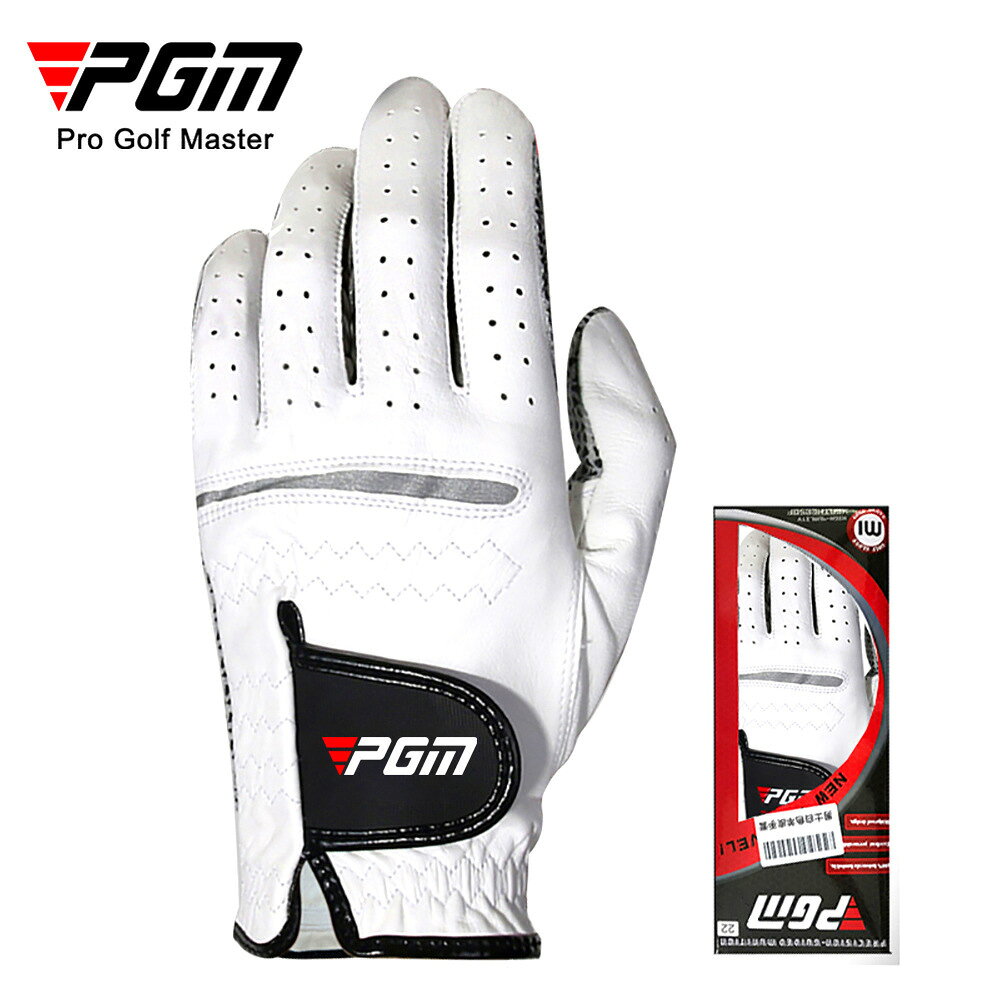 PGM高爾夫手套 男士運動手套羊皮防滑顆粒Golf gloves