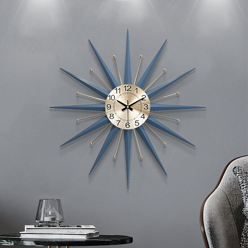 創意鐘表掛鐘客廳家用鐘簡約沙發背景墻壁裝飾壁鐘