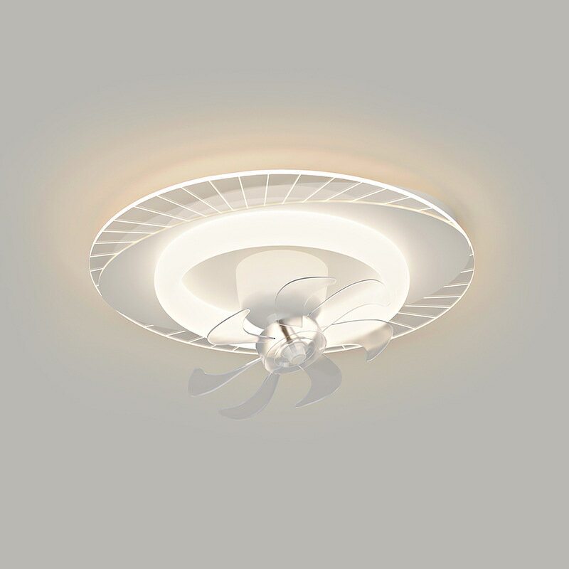 臥室風扇吸頂燈現代簡約360度搖頭創意個性客廳餐廳家用LED吸頂燈 全館免運