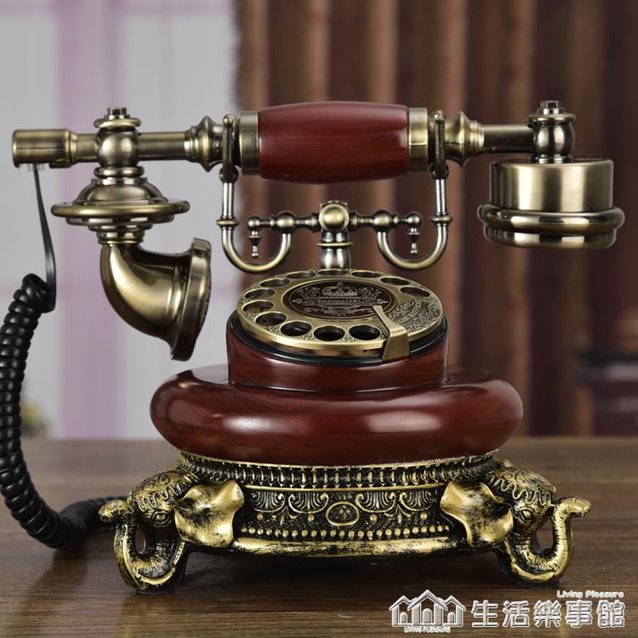 仿古電話機歐式電話機復古電話座機美式家用無線時尚創意電話 交換禮物全館免運