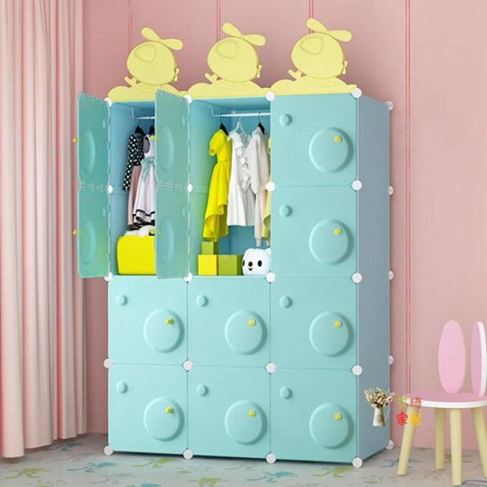衣櫃 兒童衣櫃簡易佈藝簡約現代寶寶收納櫃子臥室組裝兒童小衣櫥T 交換禮物全館免運