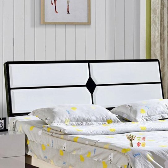 床頭板 簡約現代靠背板雙人1.5米1.8米經濟型烤漆床頭板式床頭T 交換禮物全館免運