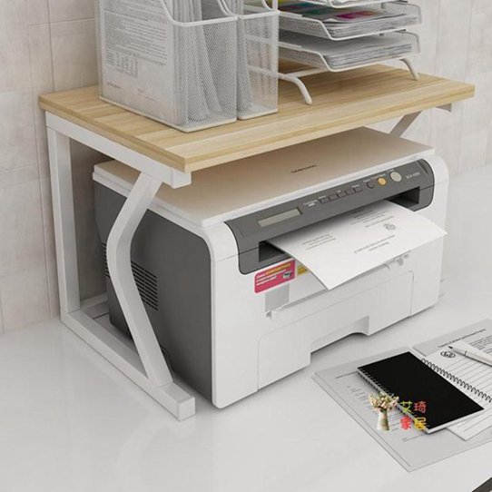 打印機架子 置物架針式落地桌面多層電腦辦公室桌子上放的收納架子支架T 3色 交換禮物全館免運
