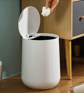 垃圾桶家用客廳臥室按壓式北歐垃圾桶廚房衛生間分類垃圾桶大號有蓋紙簍 交換禮物全館免運