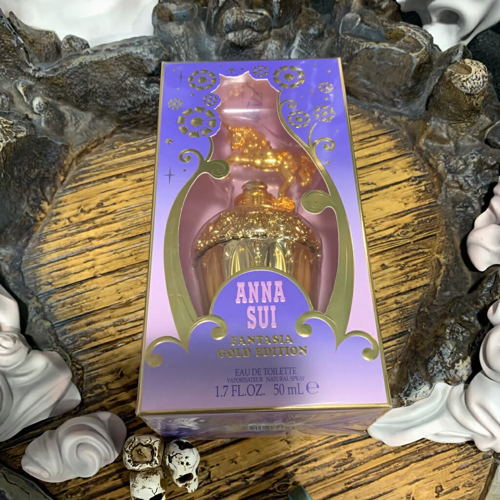 (Little bee小蜜蜂精品) Anna Sui Fantasia GOLD 童話金色獨角獸 女性淡香水 50ML