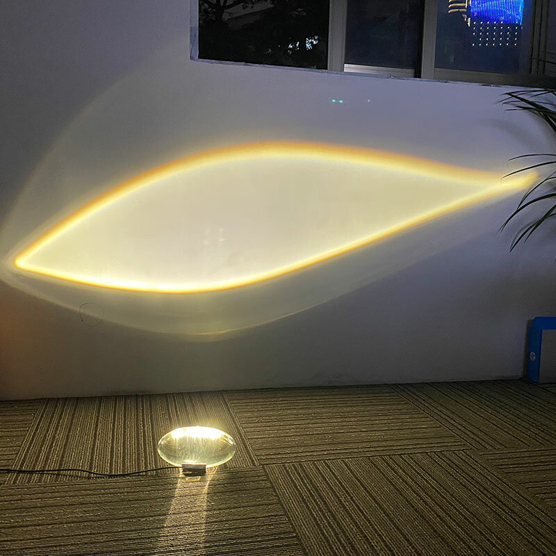 意大利簡約蛋形水晶臺燈客廳臥室床頭設計師個性氛圍投影裝飾臺燈