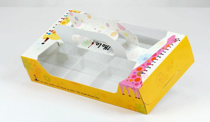 【基本量100個】樂園手提西點8入盒 / B08002