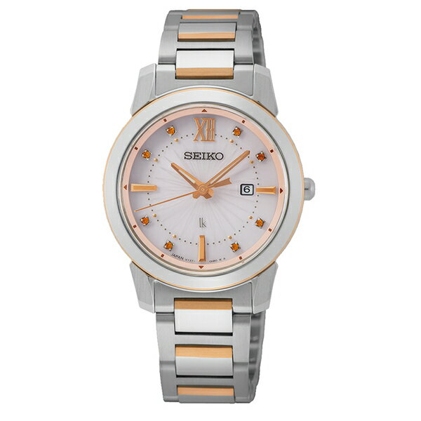 seiko SK037 精工錶 SK037 V137-0DL0KS(SUT416J1) 太陽能時尚電波腕錶 玫瑰金 31mm｜樂天全館特惠中★指定刷卡回饋10%