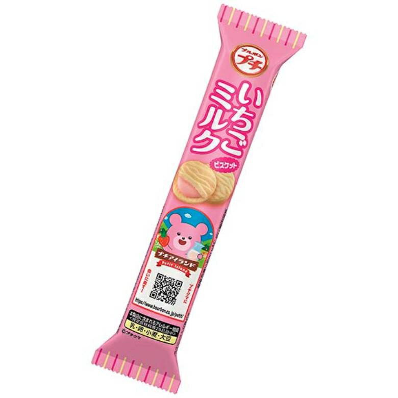 北日本 一口餅乾(草莓牛乳夾心餅49g) [大買家]