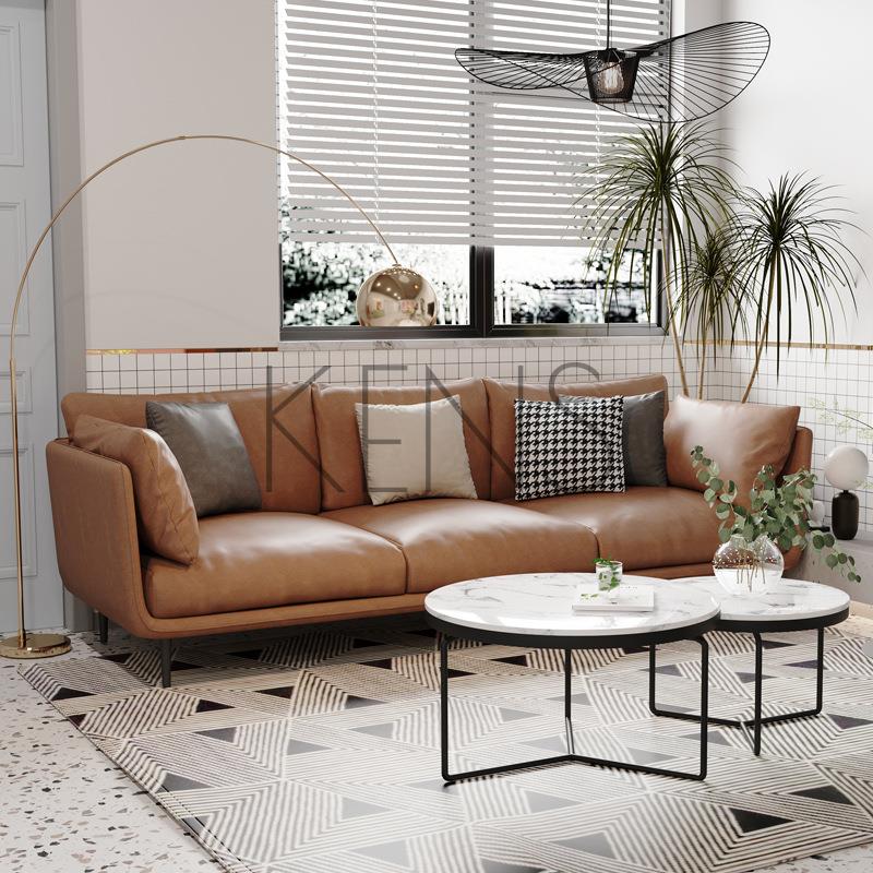 【KENS】沙發 沙發椅 北歐科技布沙發簡約現代三人位客廳免洗網紅款四人布藝小戶型沙發