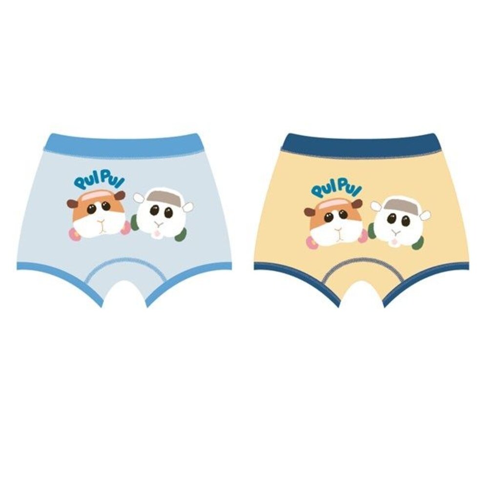 台灣製天竺鼠車車四角內褲-4入 - 兒童內褲 男童內褲 四角褲 平口褲 台灣製 MIT