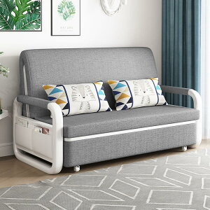 折疊沙發床兩用多功能單雙人推拉戶型用布藝拆洗懶人經濟型
