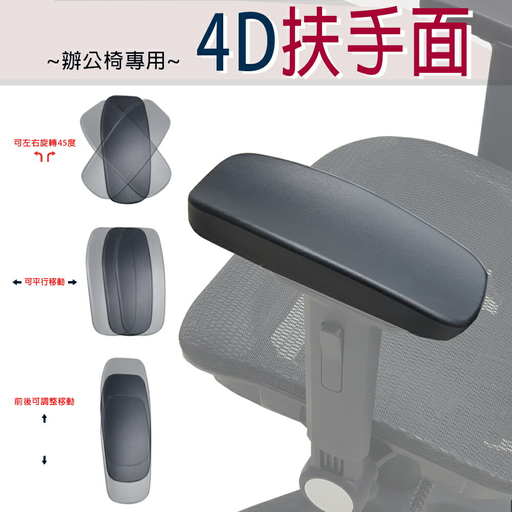 LOGIS 4D多功能人體工學"扶手墊" 電腦椅 辦公椅 工學椅 【Q4】