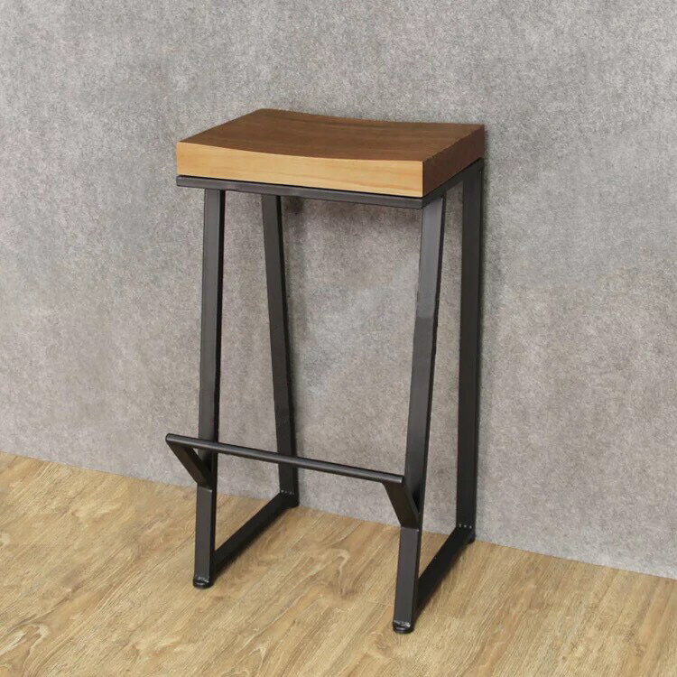 《喬治》 直腳 工業風 美式 吧檯椅 腳踏 高腳椅 休閒椅 商業空間 LOFT 【新生活家具】 2