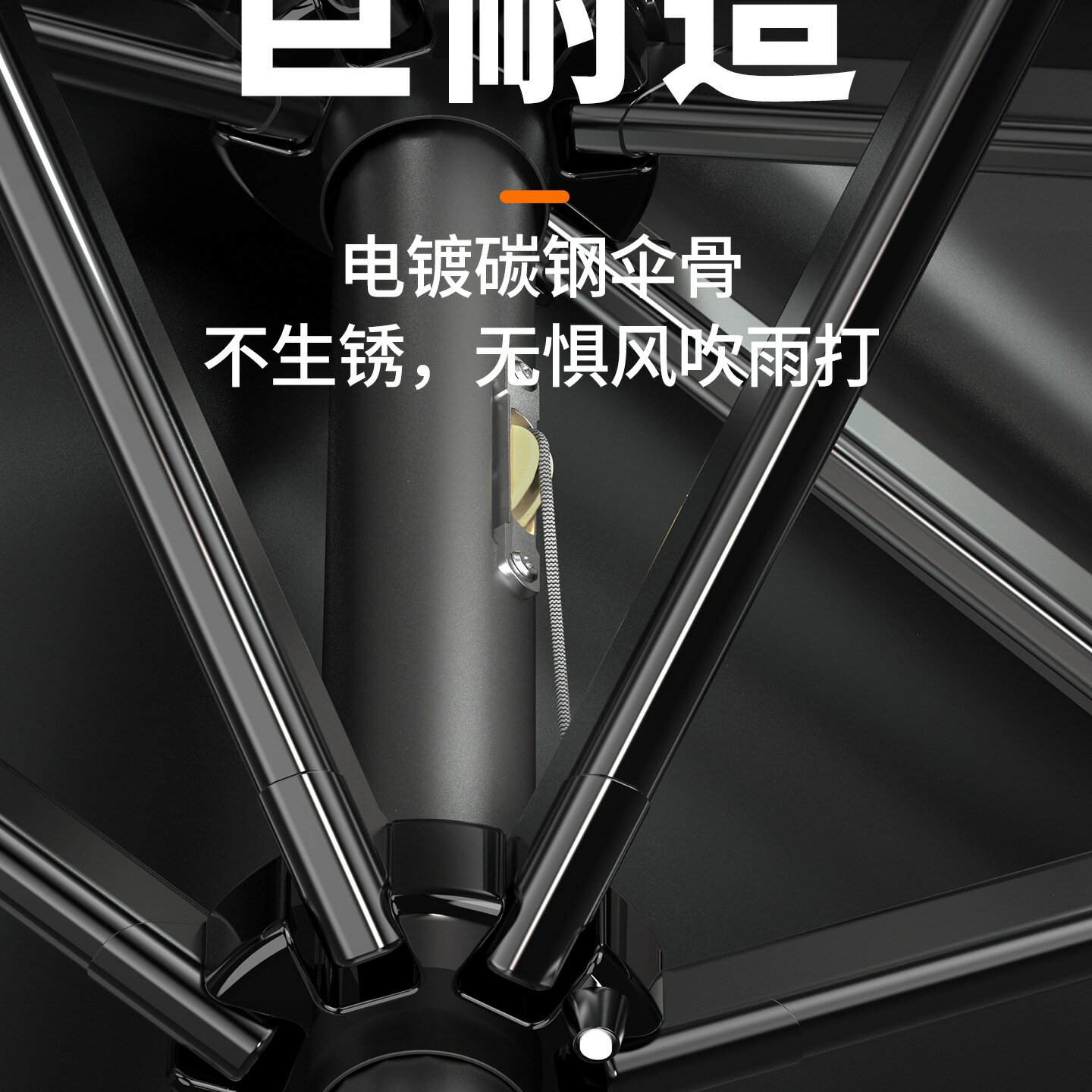 戶外遮陽傘庭院傘三頭傘羅馬傘擺攤室外太陽能帶燈大傘沙灘太陽傘
