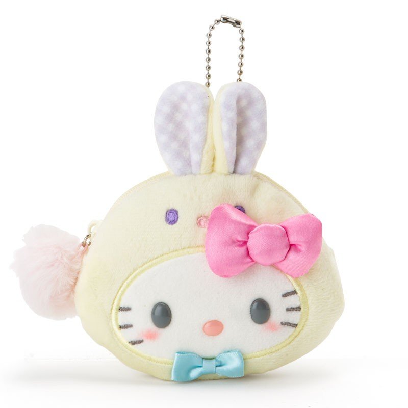 大賀屋 日貨 HELLO KITTY 零錢包 吊飾 掛飾 娃娃 玩偶包 錢包 女包 三麗鷗 正版 J00016537