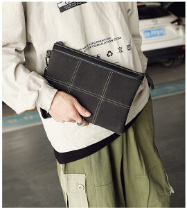 FINDSENSE X 韓國 男士 休閒時時尚 手抓包 手拿包 手提包 信封包 休閒文件包