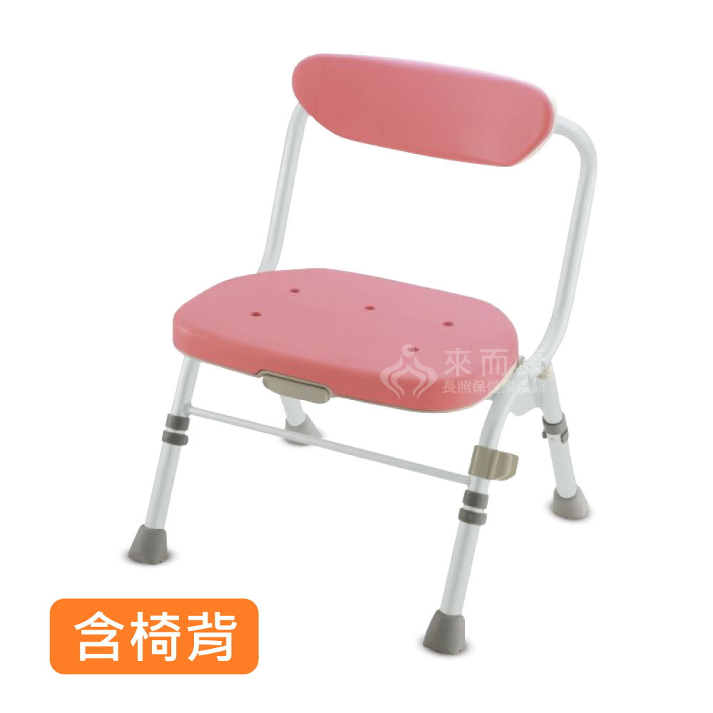 <br/><br/>  47981 Richell 可收摺 大面積洗澡椅 含椅背 R型 粉紅色<br/><br/>