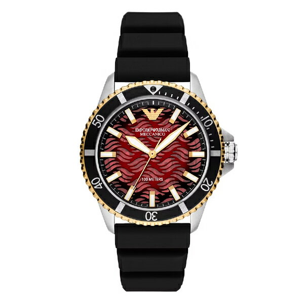 EMPORIO ARMANI 亞曼尼 Diver系列 AR60070 烈焰潮流潛水機械手錶 42MM ｜樂天全館特惠中★指定刷卡回饋10%