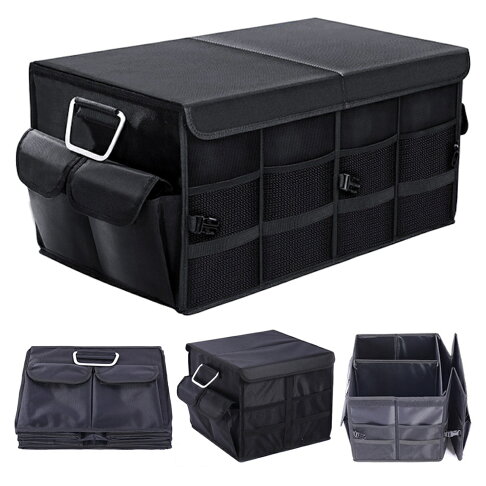 ISONA 36L 66L 1680D牛津布 車用置物箱 床下收納箱 後車廂收納箱 汽車收納箱 車用收納箱 車用整理箱 0