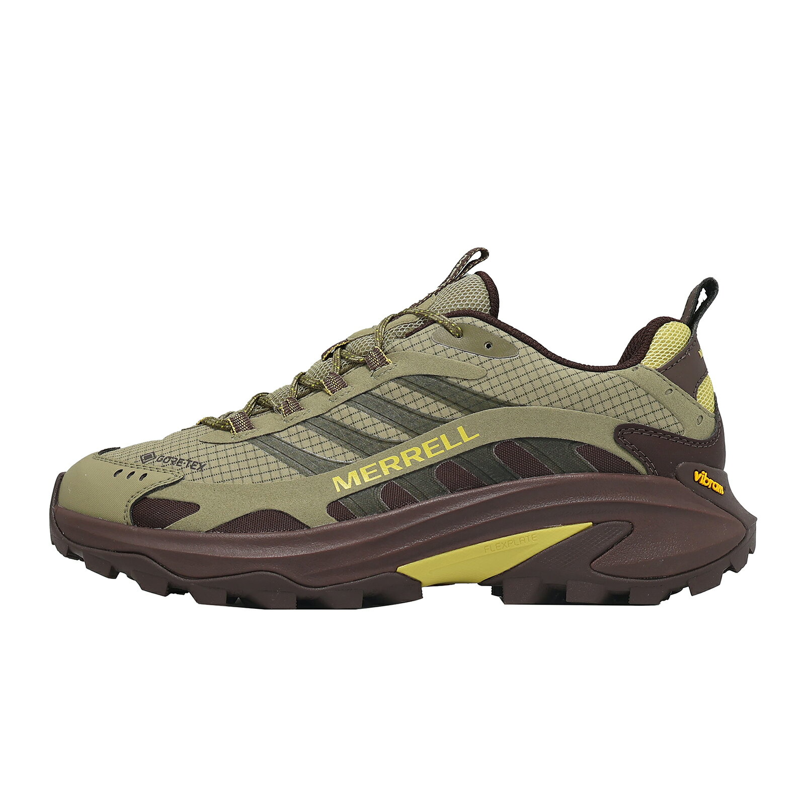 Merrell 登山鞋 Moab Speed 2 GTX 男鞋 綠 防水 黃金大底 戶外 ML00005348