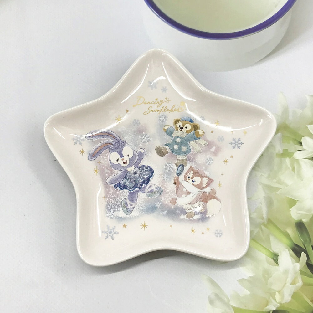 日本東京迪士尼海洋 日本製 Duffy and friends 星星造型 瓷器 小碟子 點心盤｜小鶴日貨