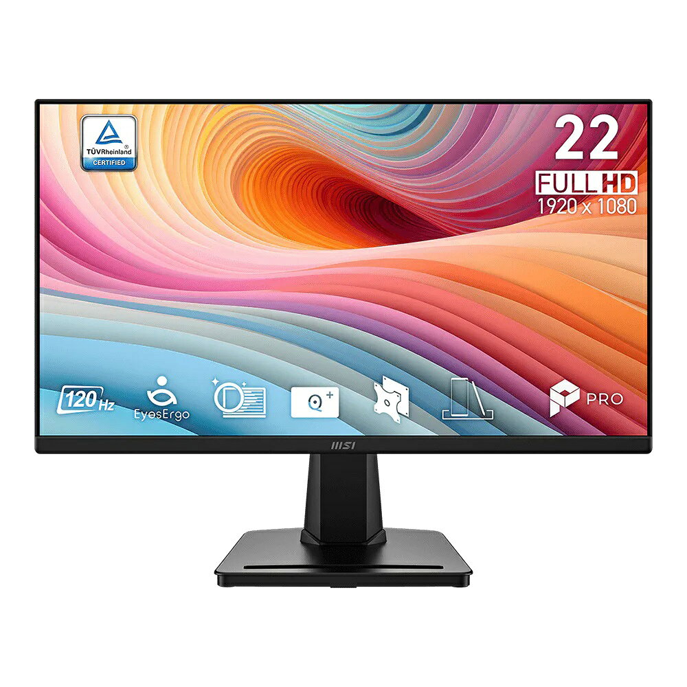 MSI 微星 PRO MP225 E12VL 電腦螢幕 22型 FHD 護眼液晶