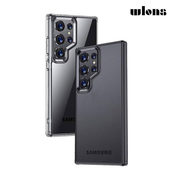 【APP4%點數】WLONS SAMSUNG S24、S24+、S24 Ultra 雙料保護套 四角氣囊 防摔殼 保護殼 手機殼 雙料殼 透明殼 霧面殼
