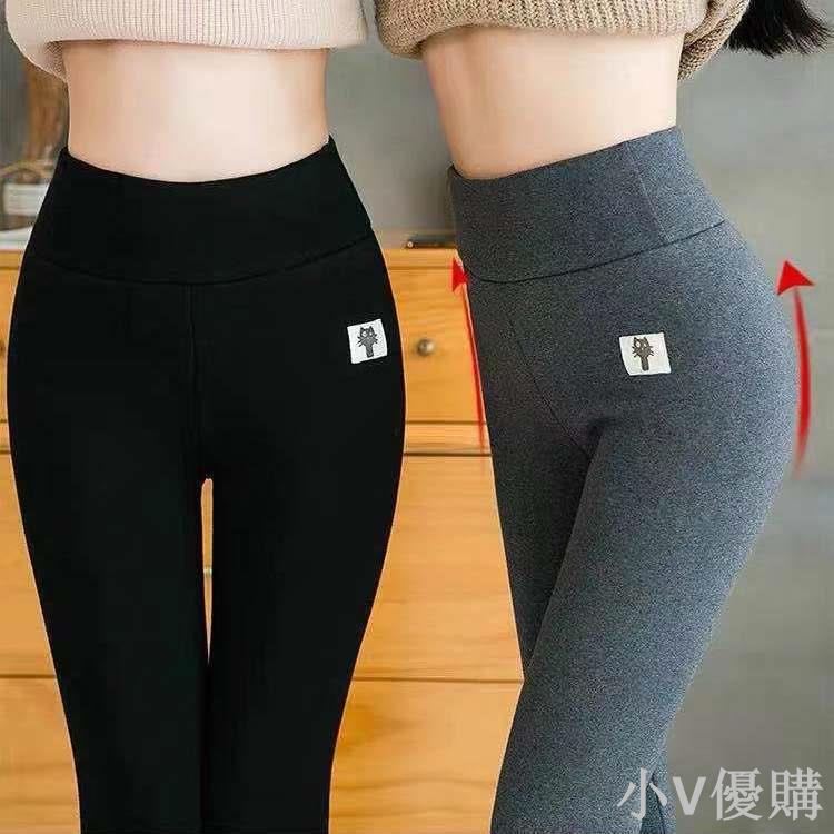 特厚】羊羔絨打底褲女外穿加絨加厚高腰顯瘦小腳大碼保暖加厚棉褲