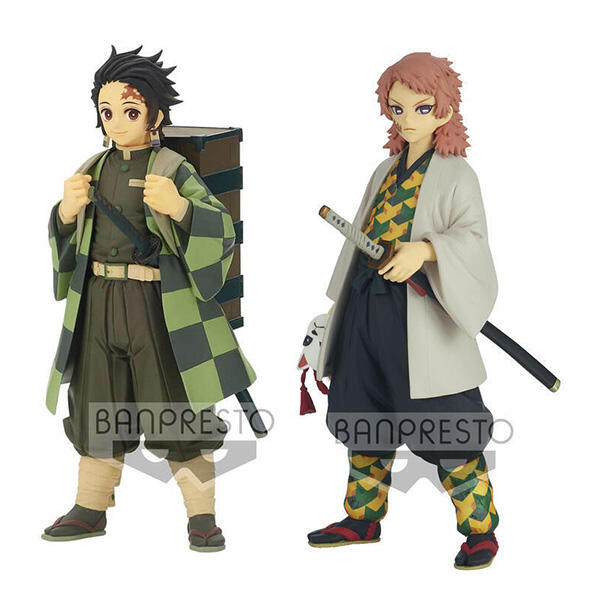 BANDAI 景品 日版 鬼滅之刃 絆之裝 拾玖之型 竈門炭治郎 + 錆兔