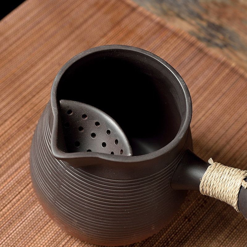 復古紫砂朱泥烤茶壺煮茶器家用罐罐壺大小號煮中式溫茶溫奶