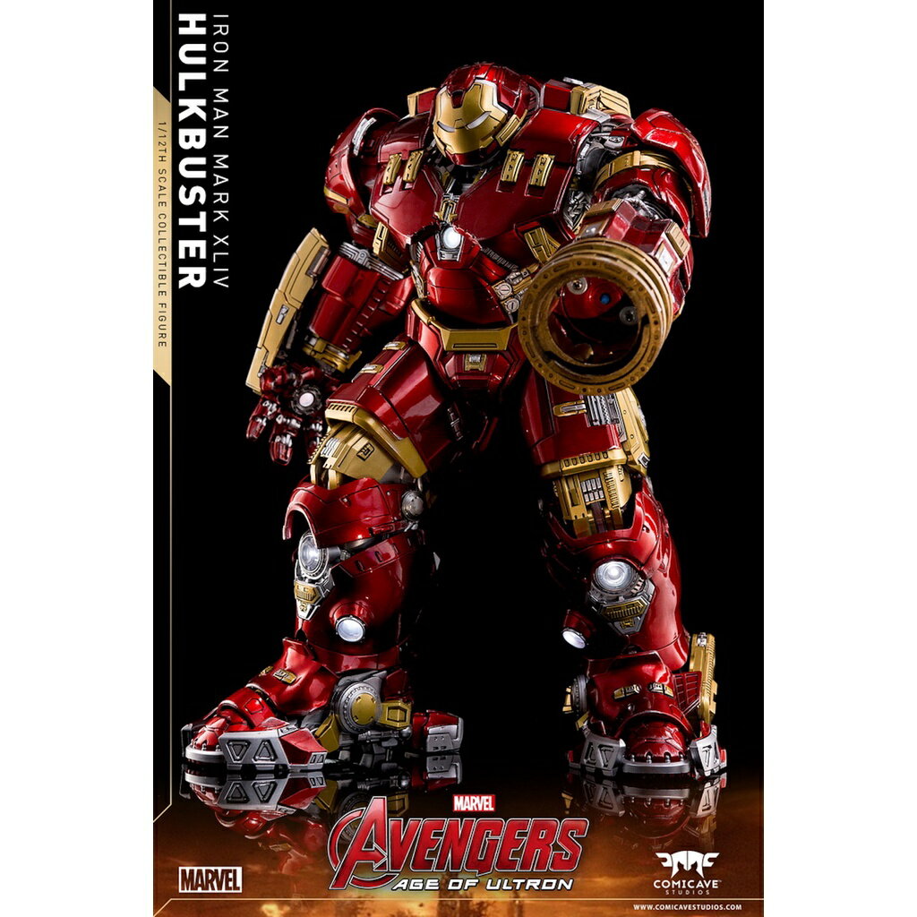 ISONA 超合金COMICAVE鋼鐵人 鋼鐵人公仔 反浩克裝甲公仔 MK44 反浩克鋼鐵人 全身可動 3