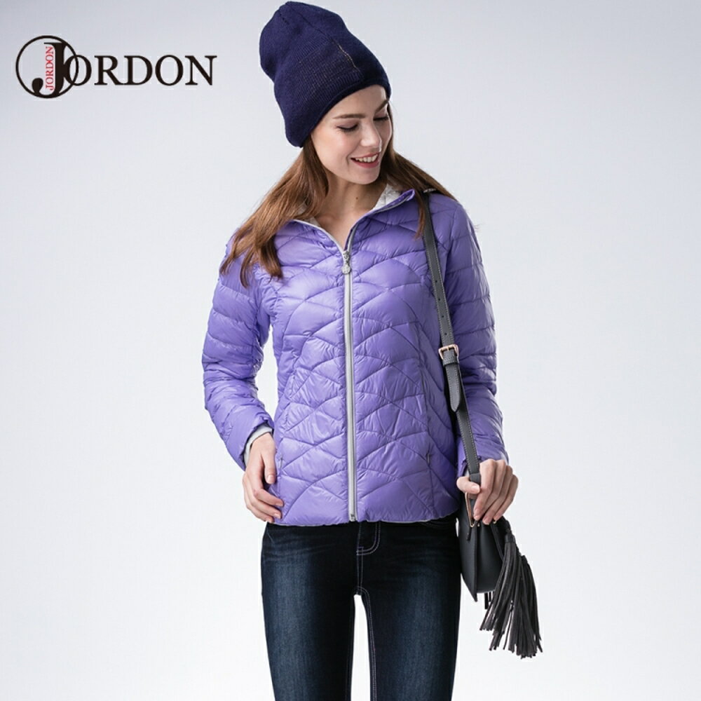 【JORDON 橋登 女 超輕羽絨外套《紫》】451/輕量羽絨衣/羽絨衣/保暖外套/旅遊