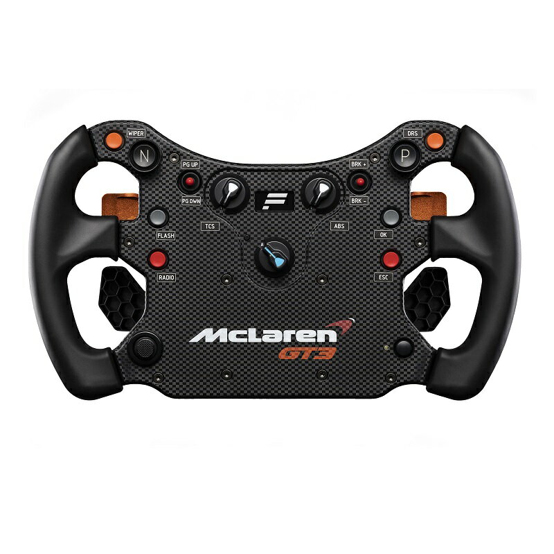 米特3C數位–FANATEC 台灣公司貨 CSL ELITE MCLAREN GT3 V2麥拉倫賽車方向盤面 支援PC PS Xbox