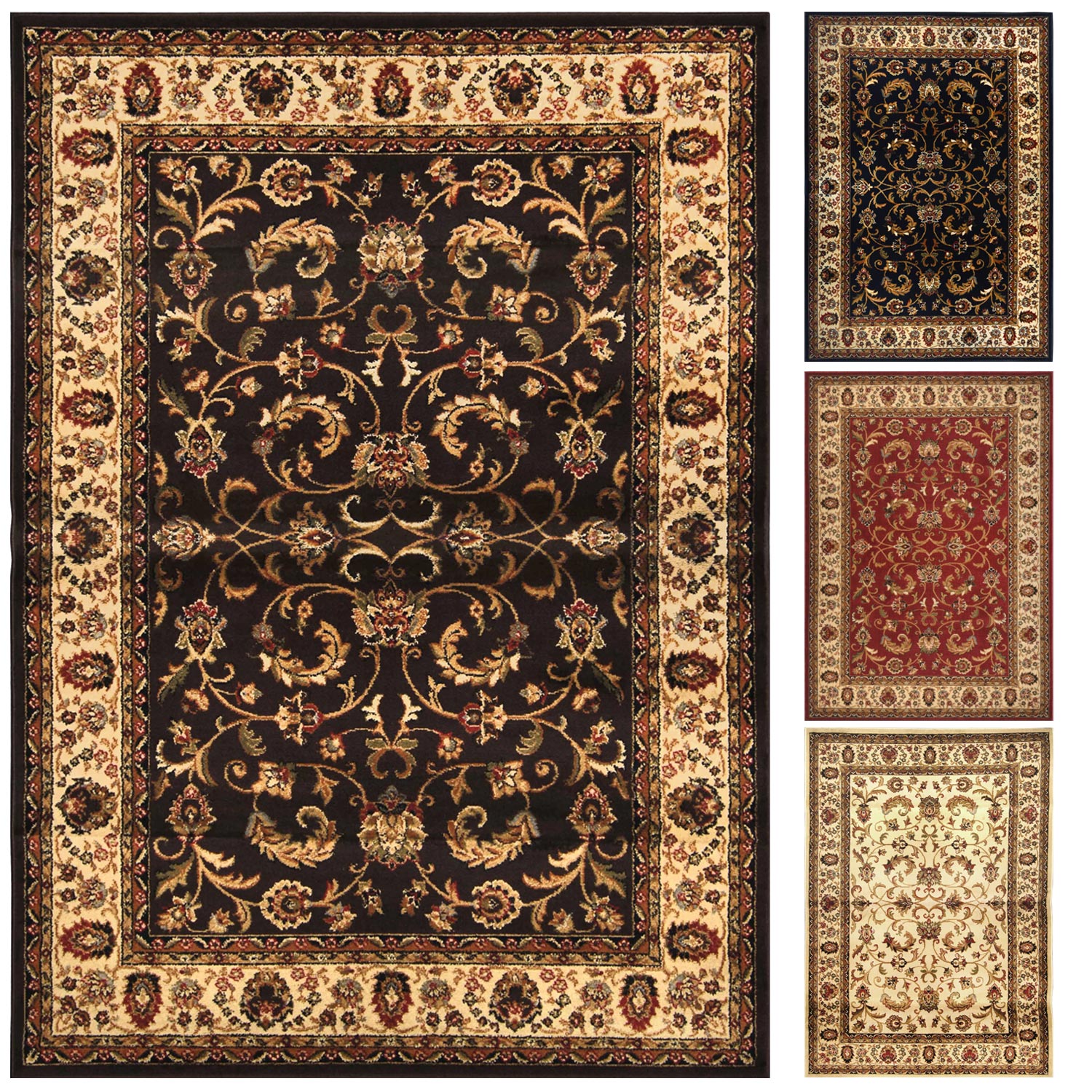 Global Rug Designs Primacy PRI05 Ivory 5'2" x 7'2" Area Rug