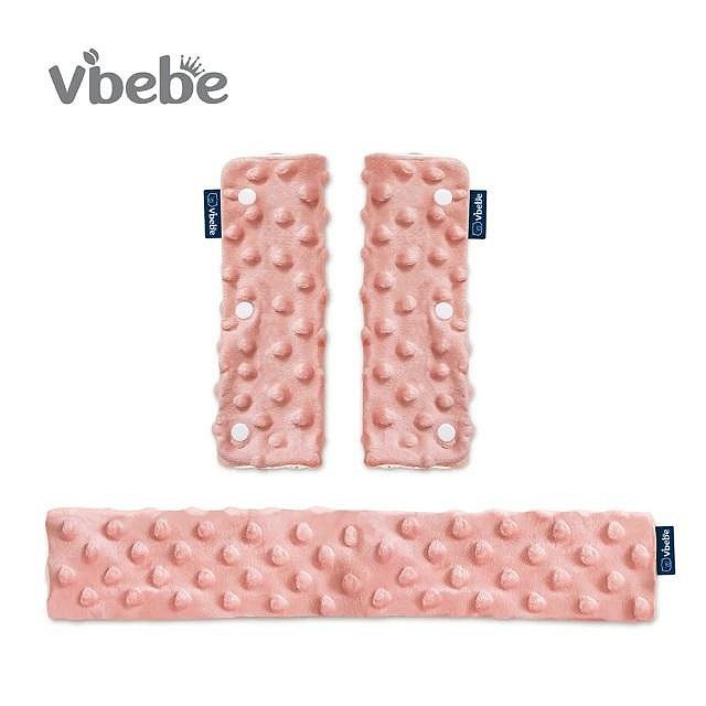 Vibebe 棉柔荳荳推車口水巾組(VDD62200R紅) 395元
