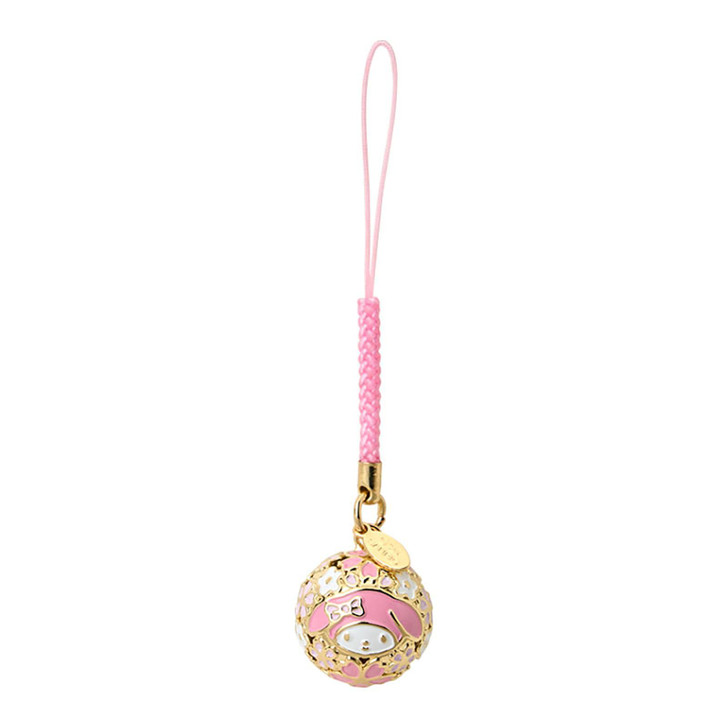 【震撼精品百貨】My Melody_美樂蒂~日本SANRIO三麗鷗 美樂蒂鏤空手鞠鈴鐺吊飾-櫻花*30433